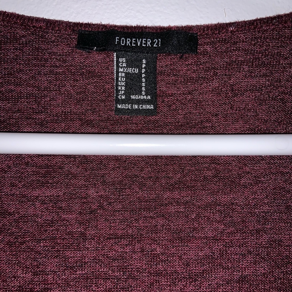 Forever 21 cropped long sleeve